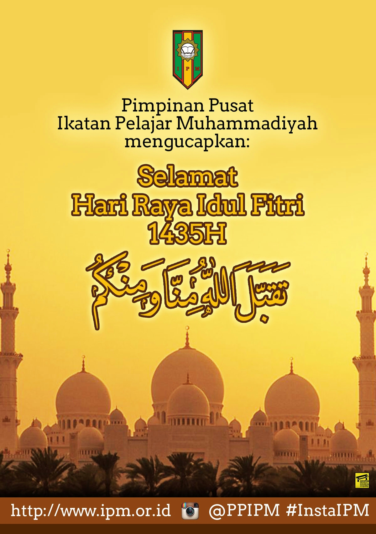 PPIPM Selamat Idul Fitri 1435H