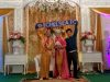 Syal Chelsea di Pelaminan